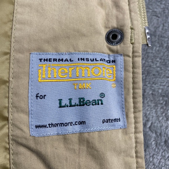 LLBean Coat Womens L Quilted Barn Chore Corduroy Collar Thermore Insulation Farm - Picture 4 of 16